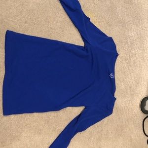 J Crew Long Royal Blue Shirt